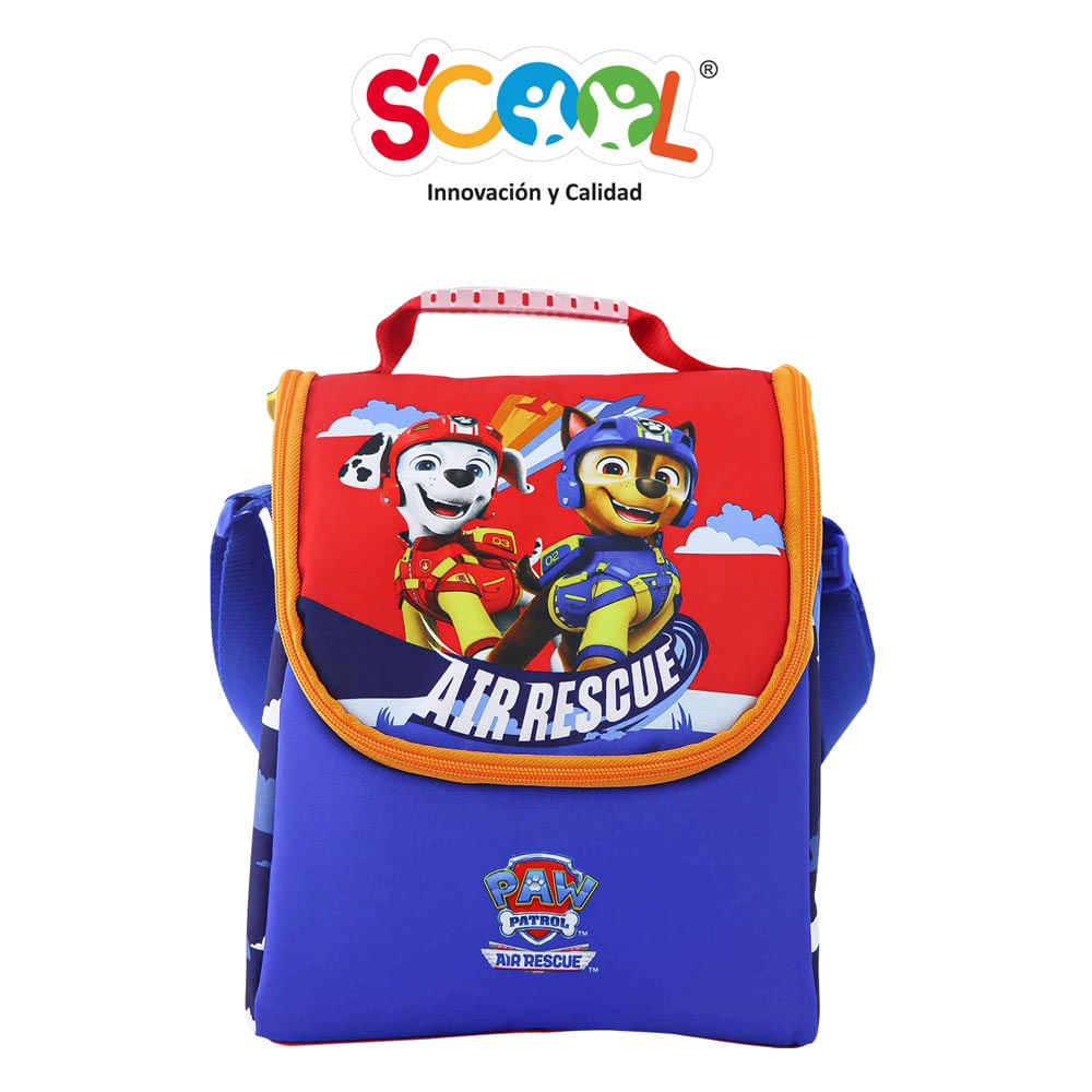 Lonchera Ranger Scool Tela Paw Patrol