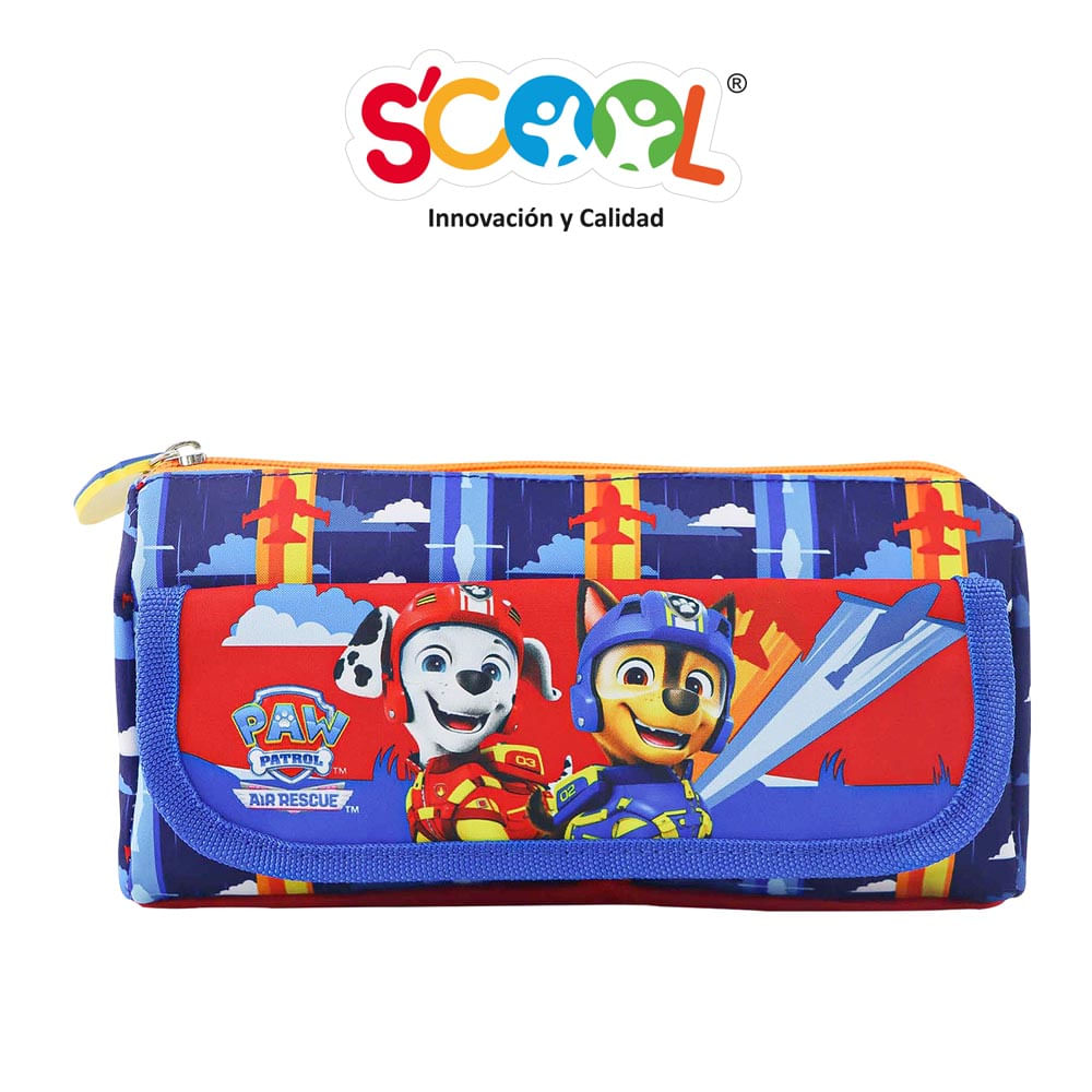 Cartuchera Ranger Scool Tela Grande Paw Patrol