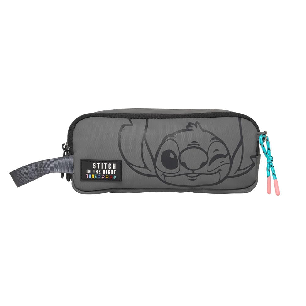 Cartuchera Plomo Stitch Disney