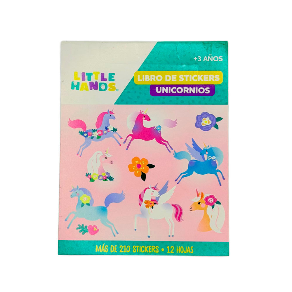 Mini Libro de Stickers Unicornios