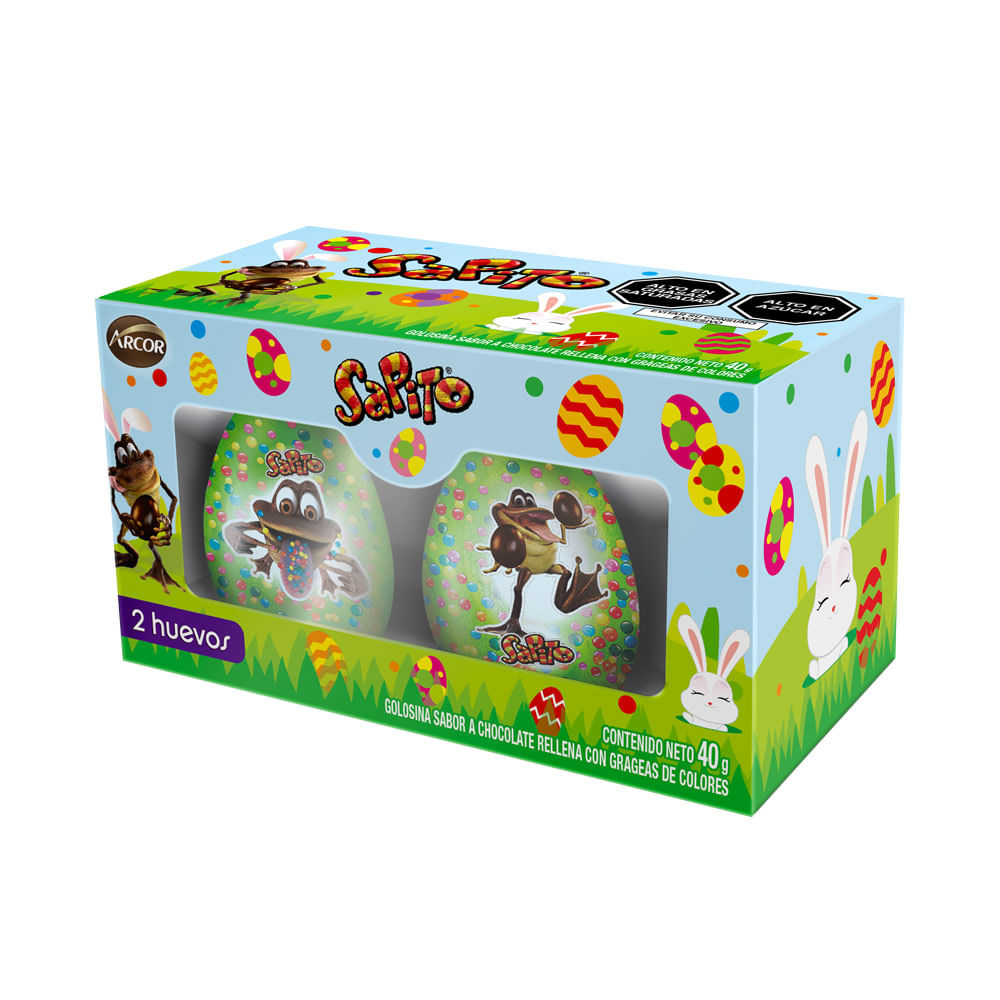 Huevito de Pascua Sapito 2un