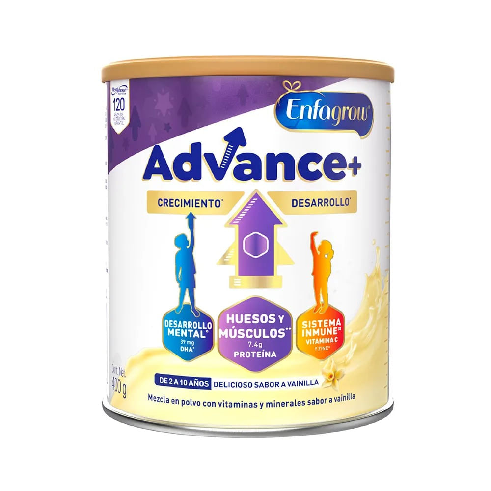 Suplemento Nutricional Enfagrow Advance+ Vainilla 400g