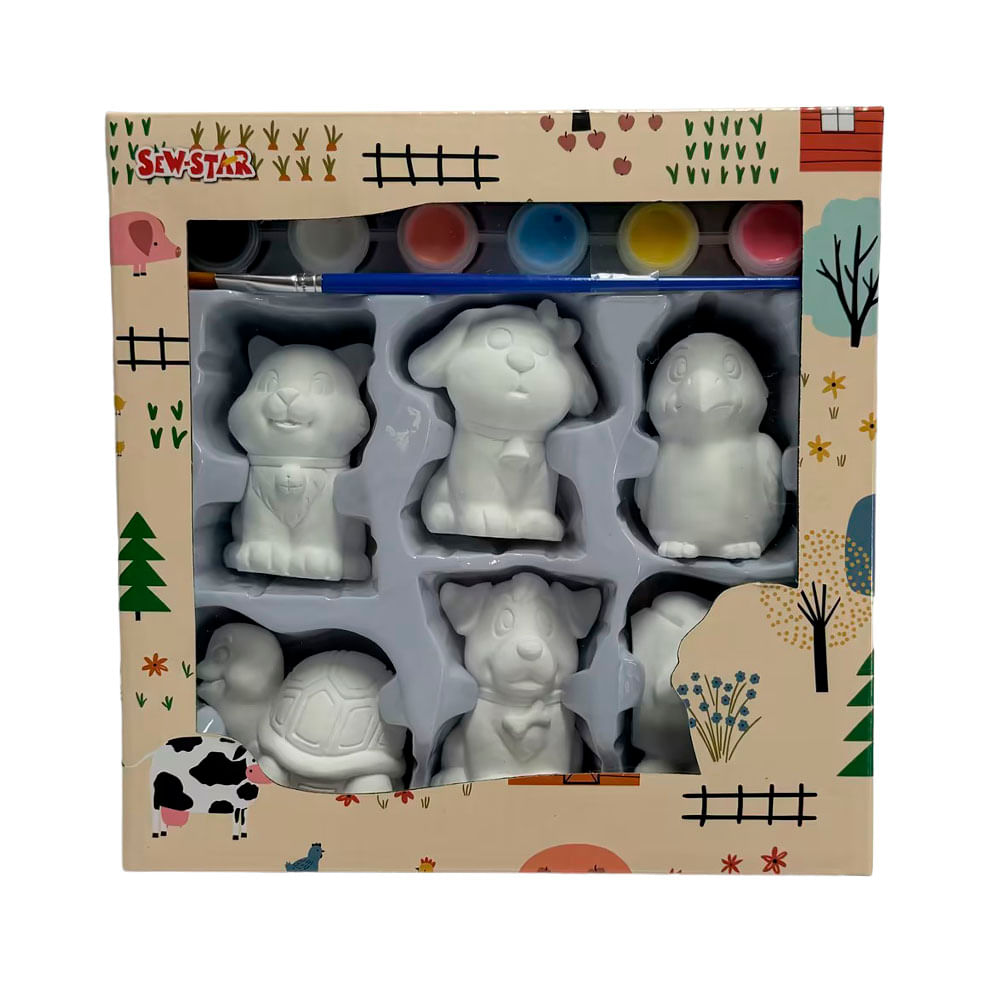 Kit para Pintar Sew-Star de Animalitos