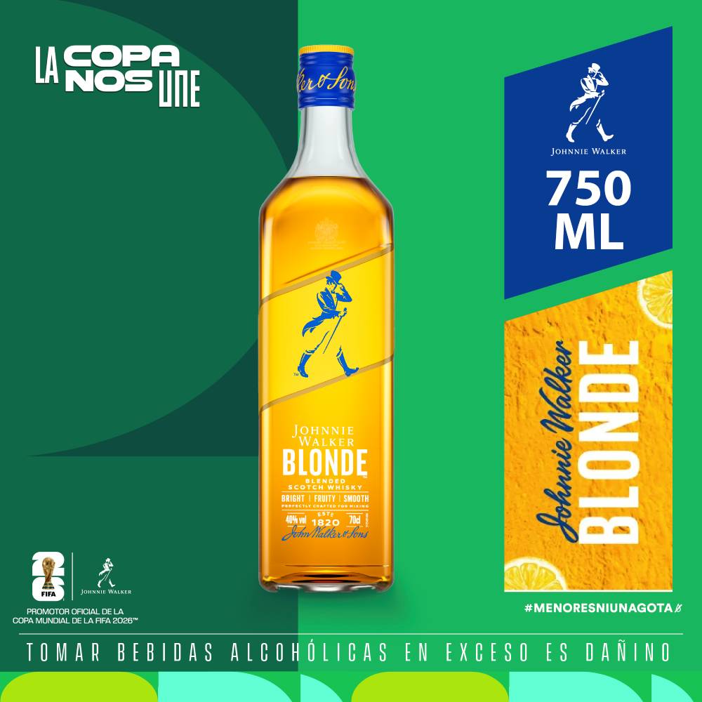 Whisky Johnnie Walker Blonde Botella 750ml