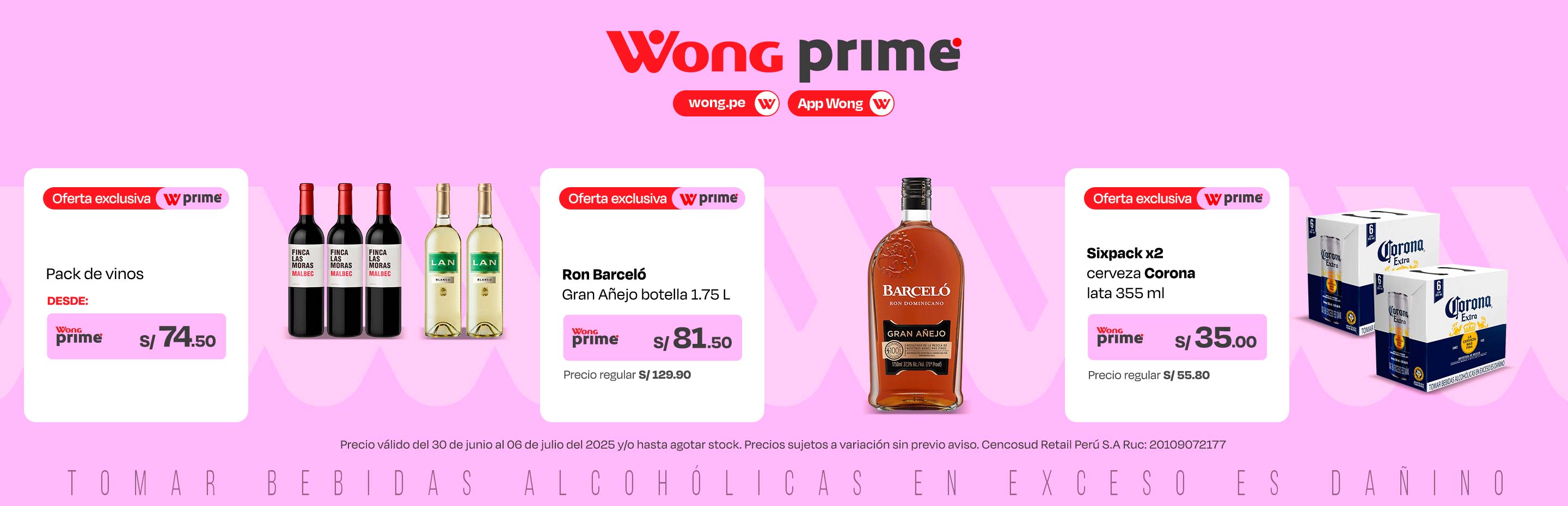 Pack de Vinos desde S/74.5