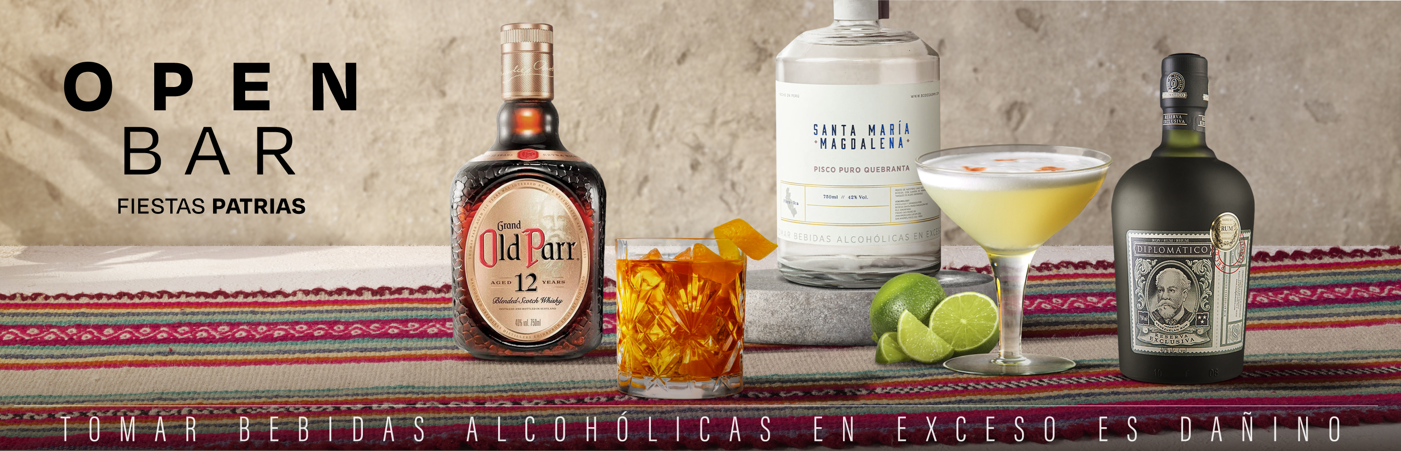 KV OPEN BAR (Seleccionar 3 productos)