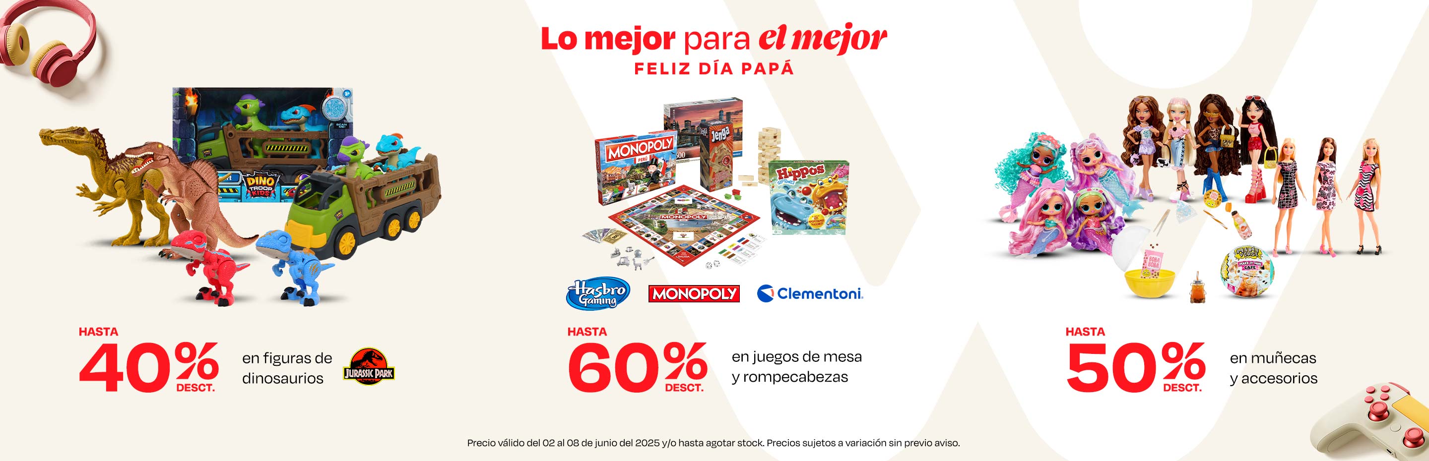 Hasta 40% de desct en figuras de Dinosaurios