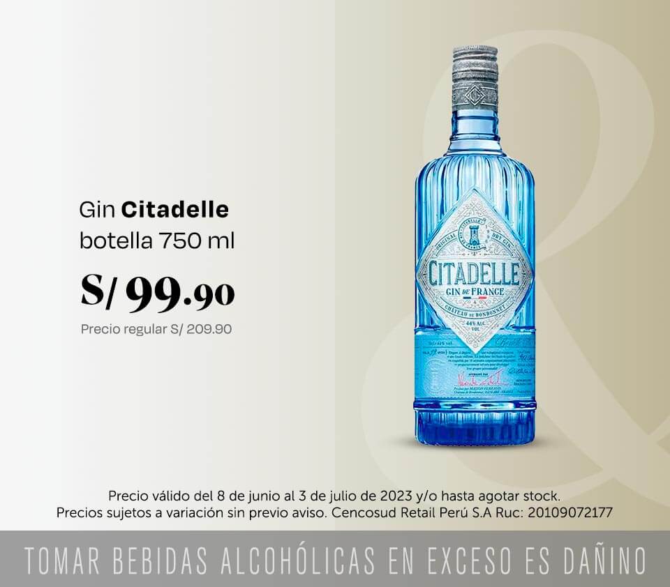 Gin Citadelle botella 750ml