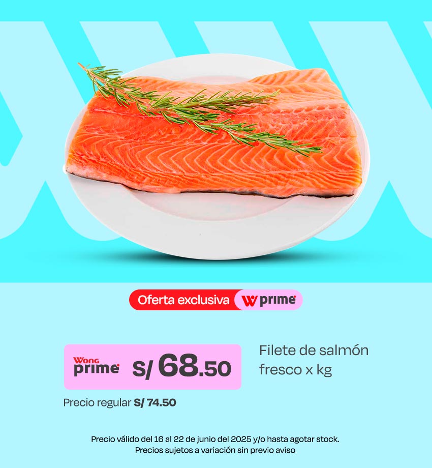 Filete de Salmón Fresco x kg