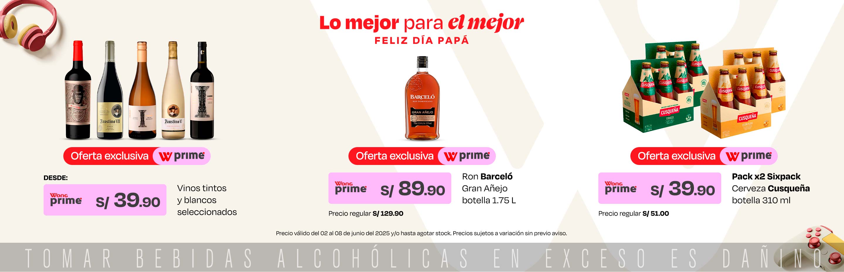 Vinos tintos y blancos seleccionados desde 39.9