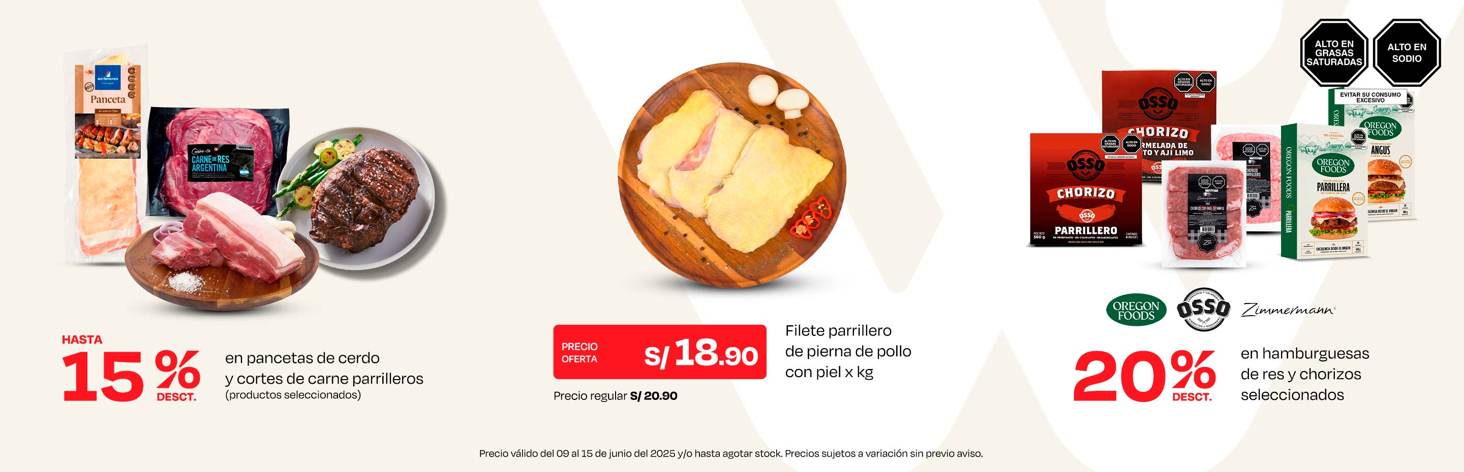 Hasta 15% de desct. En cortes de res parrilleros seleccionados.