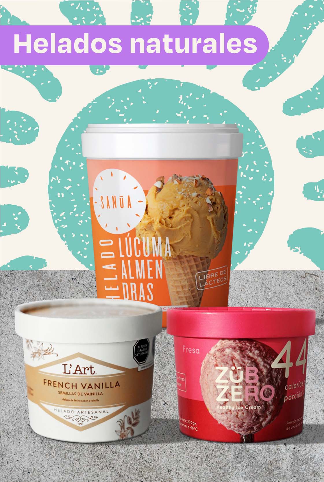 HELADOS NATURALES