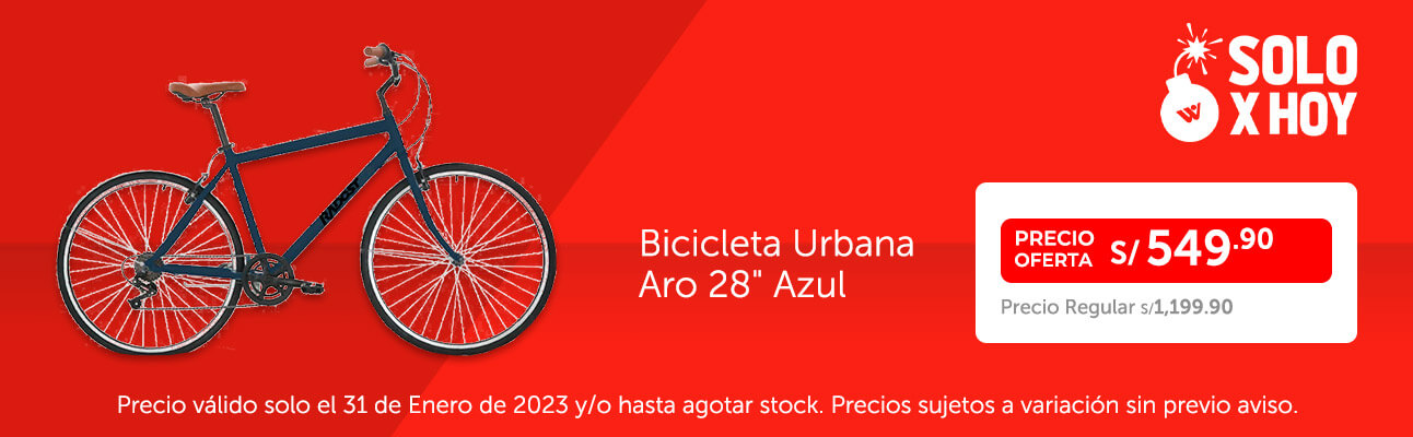 Bicicleta Urbana Aro 28 Azul