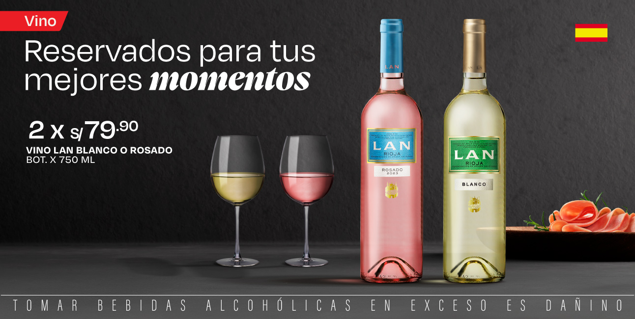 2x79.9VINO LAN BLANCO O ROSADO BOT 750ML