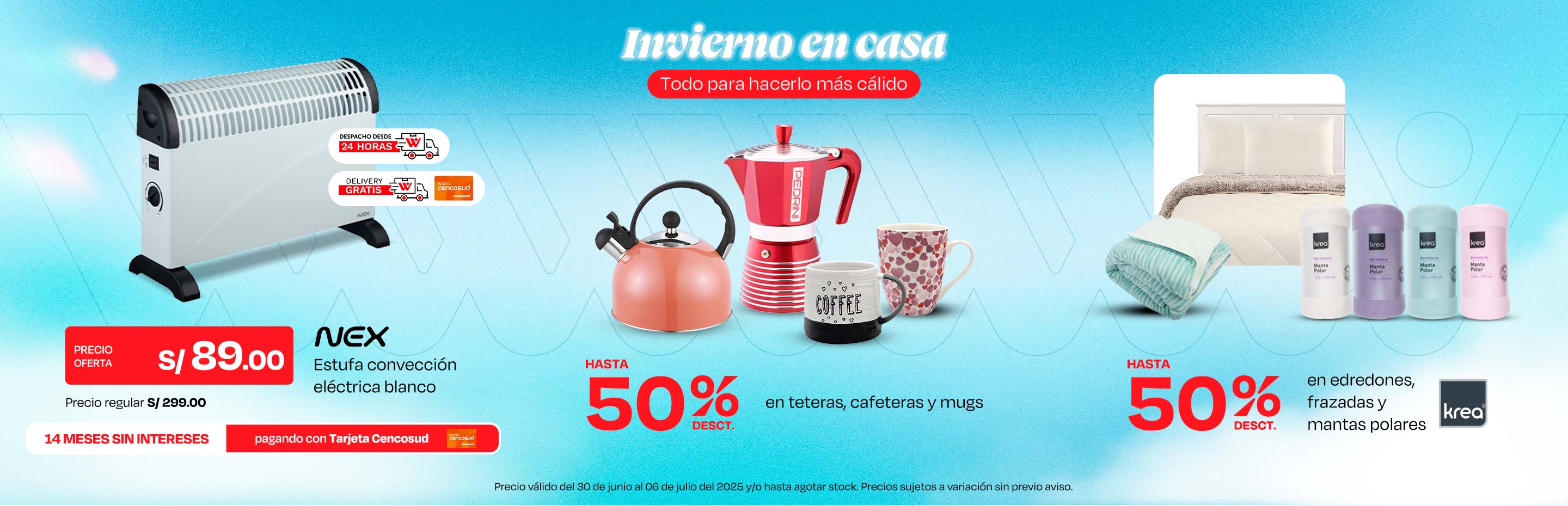 Estufa Convección Eléctrica Nex Blanco