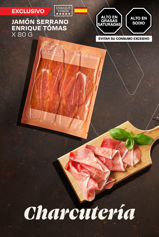 JAMÓN SERRANO RESERVA ENRIQUE TOMAS 80G