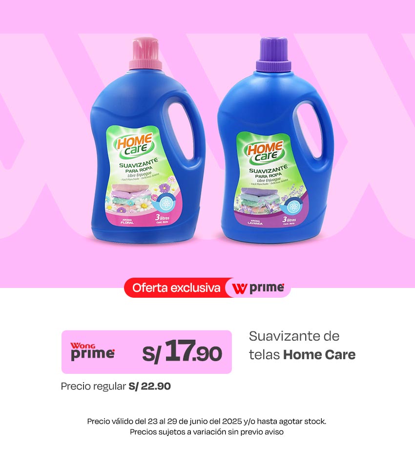 Suavizante de Telas Home Care 