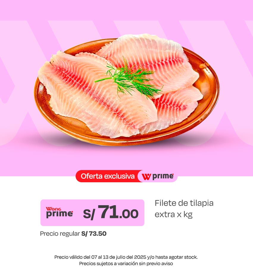 Filete de Tilapia Extra x kg
