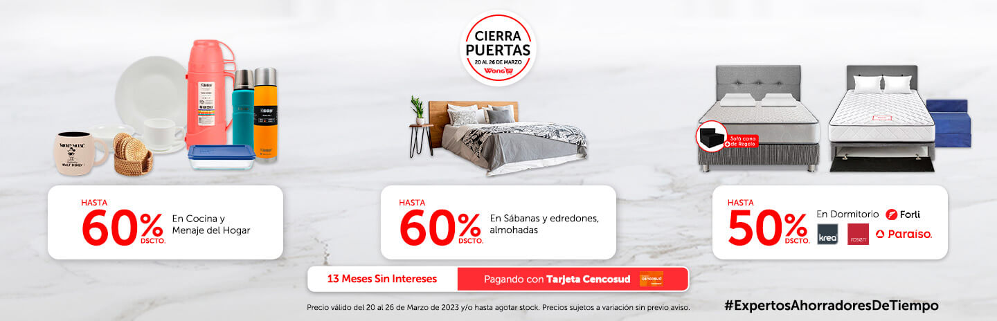 Hasta 60% de descuento en Cocina y Menaje del Hogar