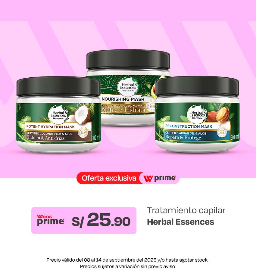 A 25,90 tratamiento capilar Herbal Essences