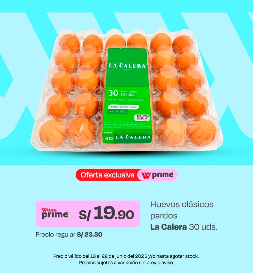 Huevos Clásicos Pardos La Calera 30un