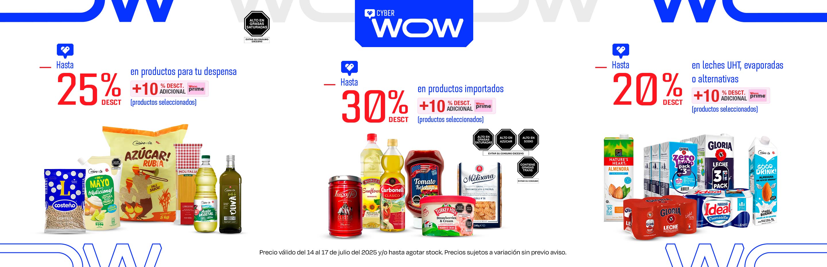 Hasta 25% desct. en productos para tu despensa