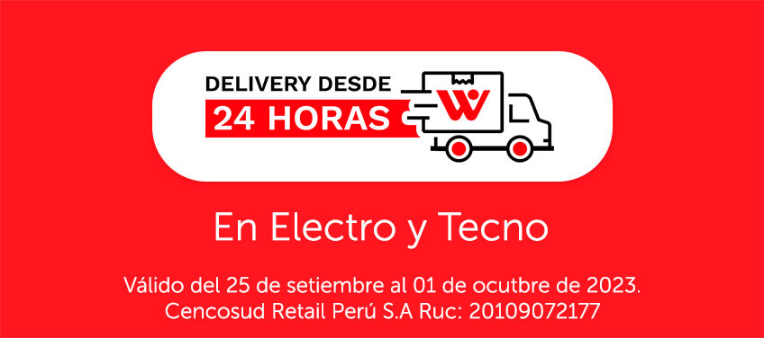 Delivery Electro y Tecno en 24 horas