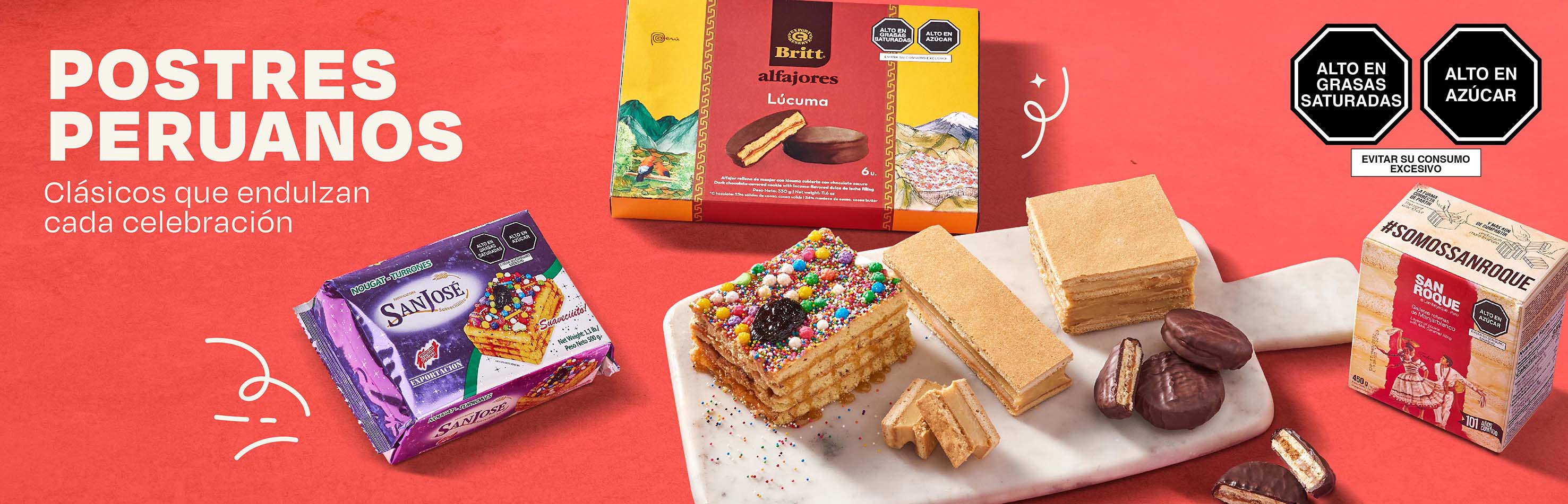 toda la carga de postres peruanos 