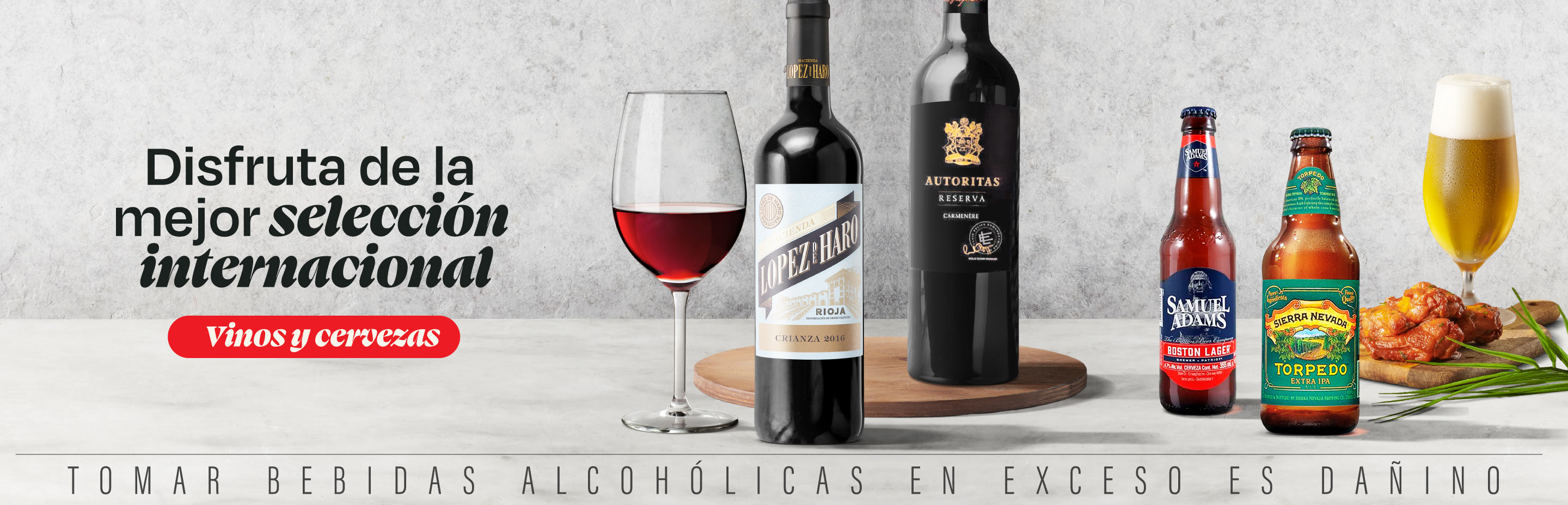 Vinos y cervezas
