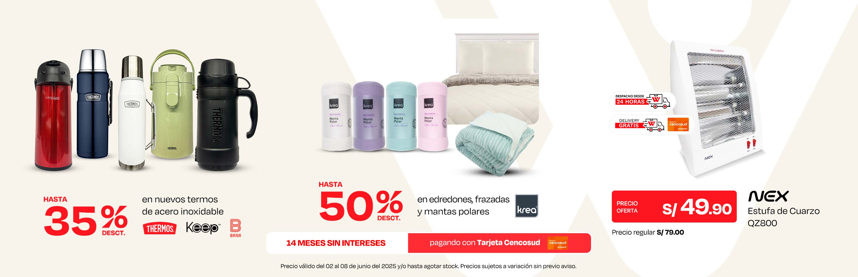 Hasta 35% de Desct. En Nuevos Termos de Acero Inoxidable
