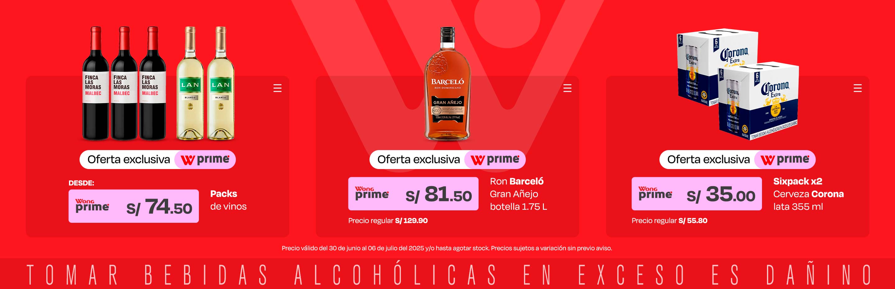 Pack de Vinos desde S/74.5