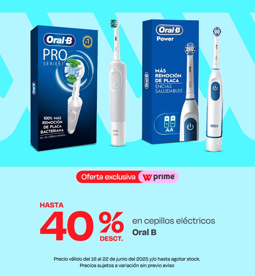 Hasta 40% desct en cepillos electricos Oral B