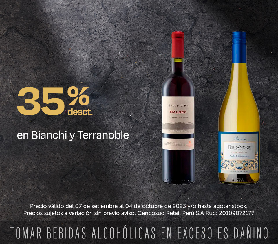 35% Desct. en Bianchi y Terranoble