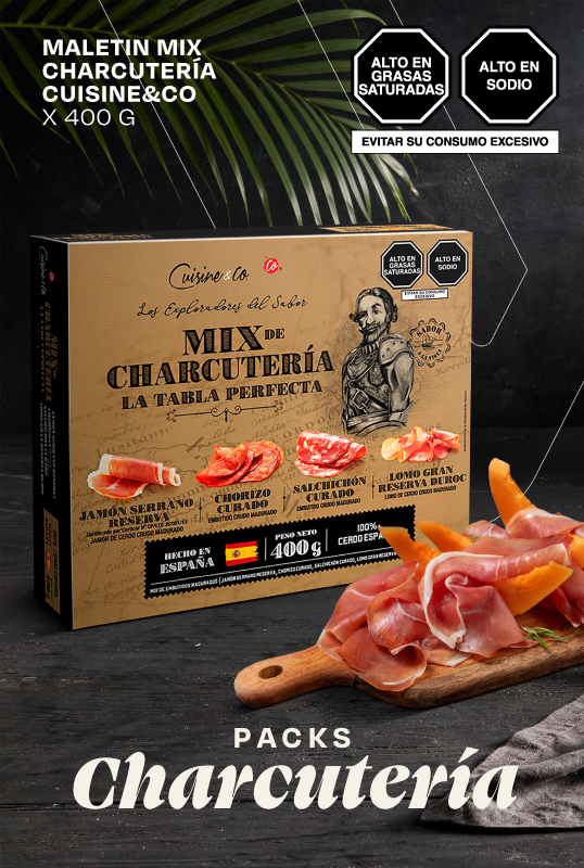 MALETIN MIX CHARCUTERÍA CUISINE&CO X400G a 89
