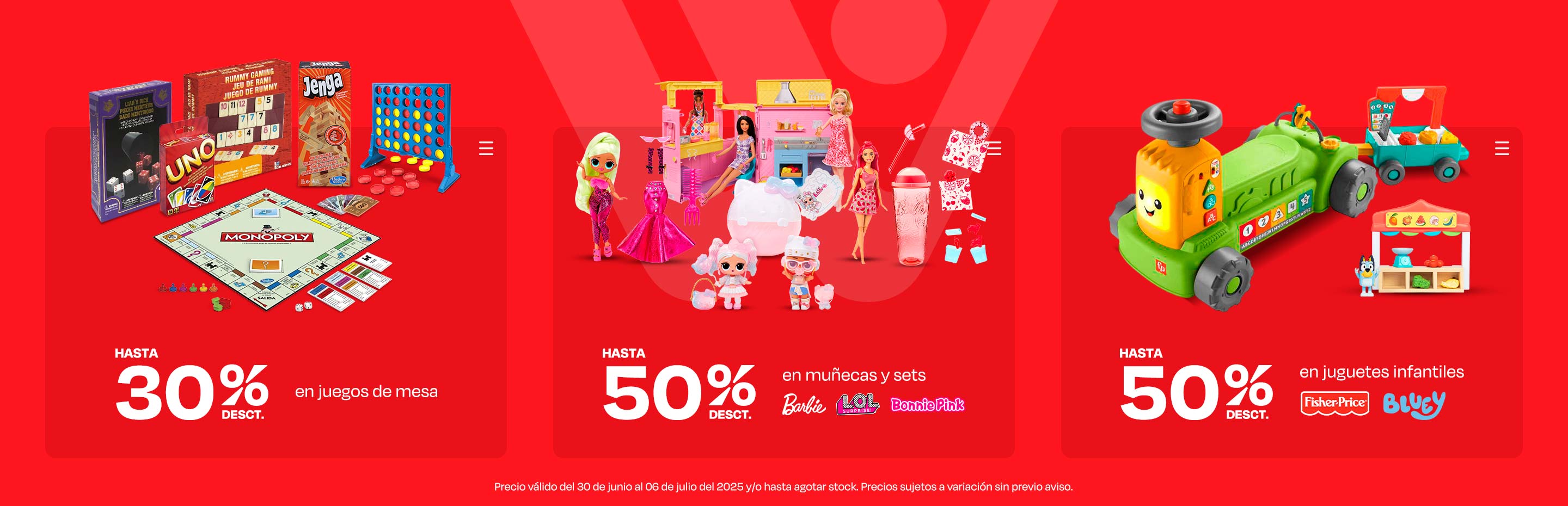 Hasta 30% de desct. en Juegos de Mesa