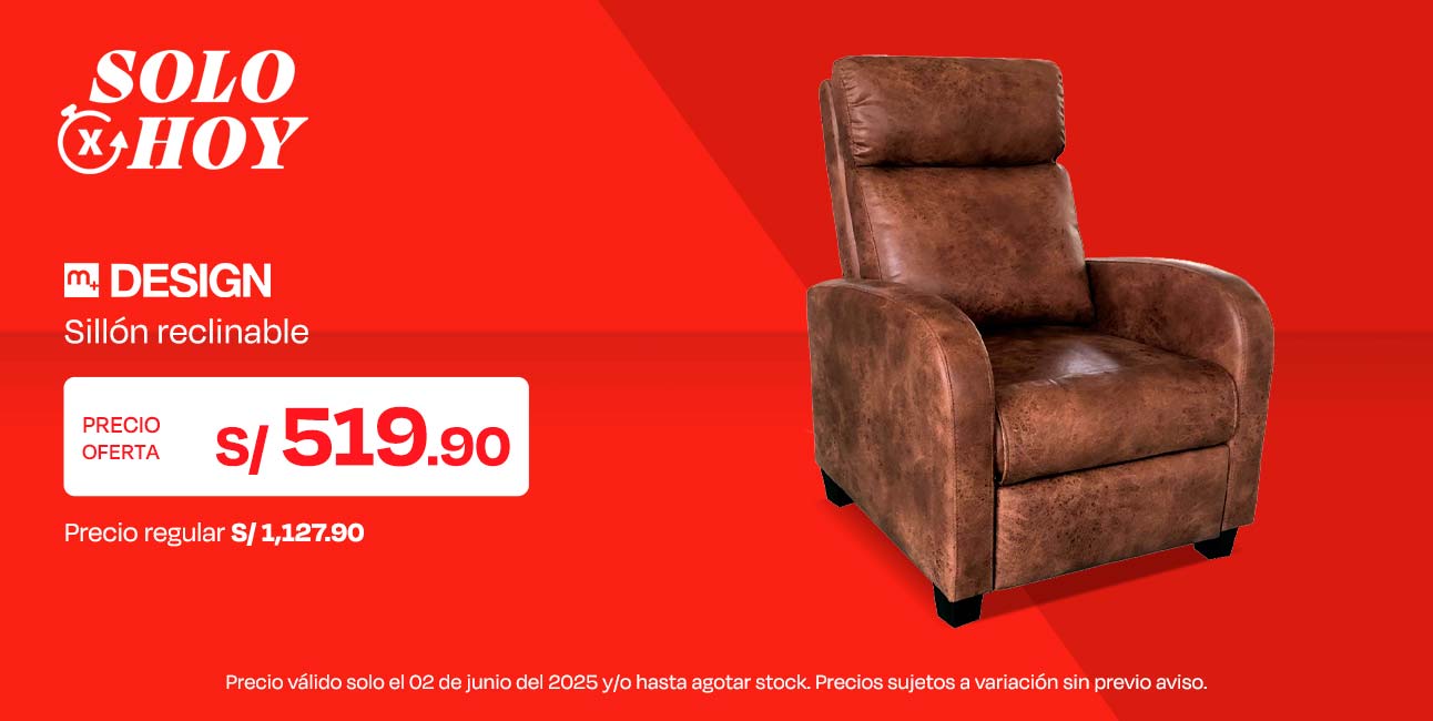 Sillón M+Design Reclinable