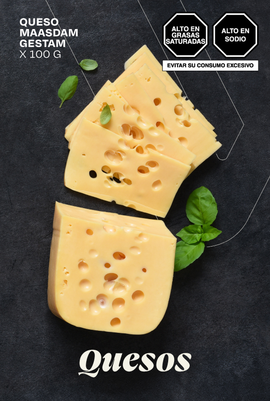 QUESO MAASDAM GESTAM XKG(MOLX250G) a 95