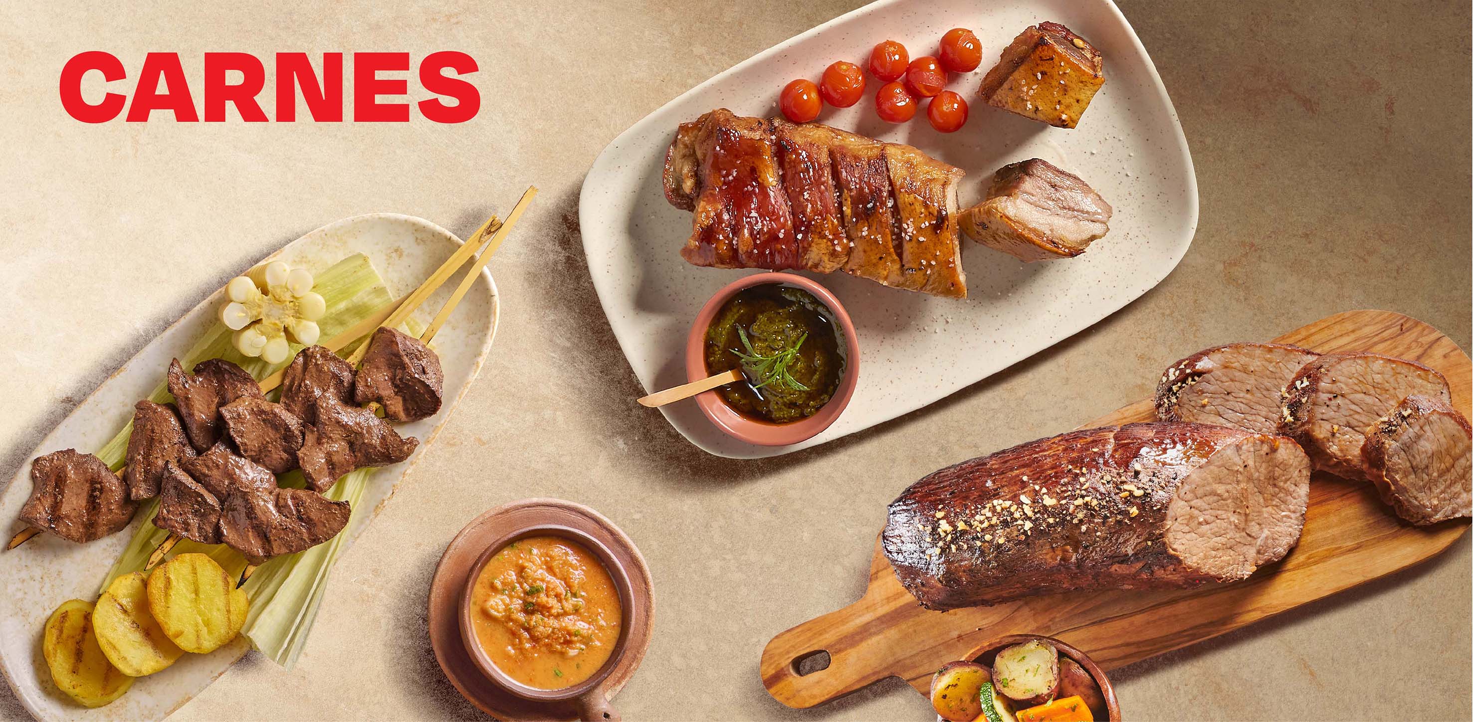 toda la carga de carnes