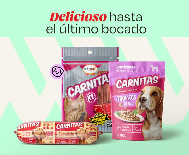 20% DSCTO EN SNACKS PARA PERROS CARNITAS