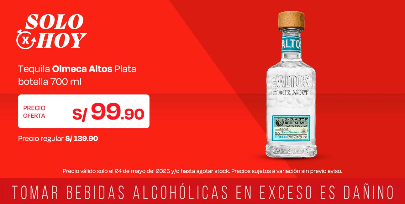 Tequila Olmeca Altos Plata Botella 700 ml