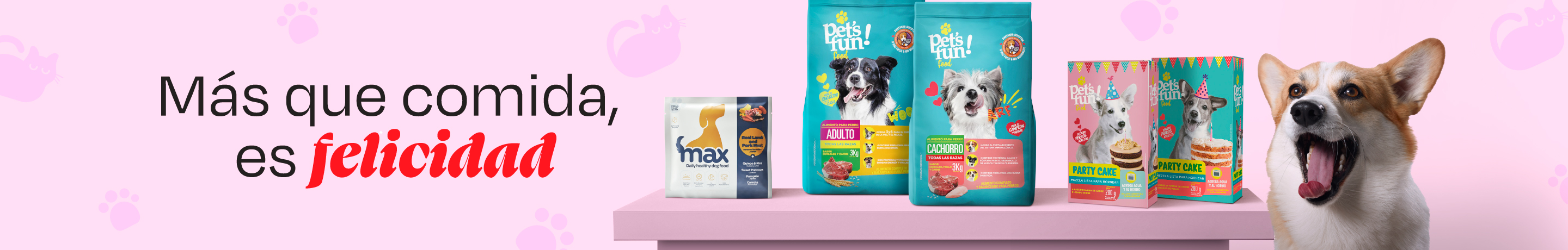 ALIMENTO P/PERROS PET'S FUN x 3KG