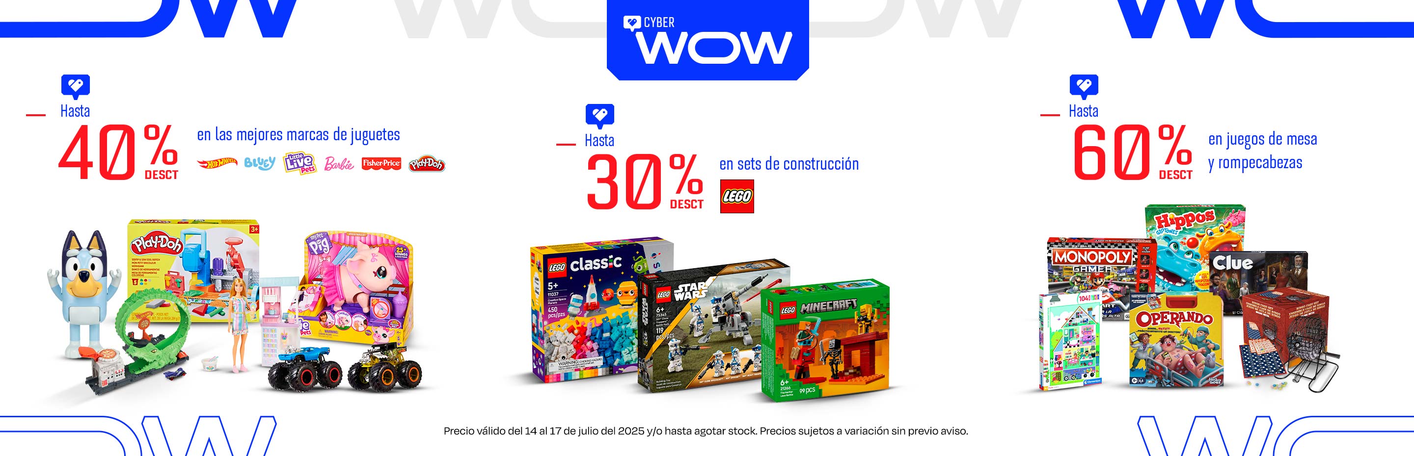 Hasta 40% de Desct. en las mejores marcas de Juguetes