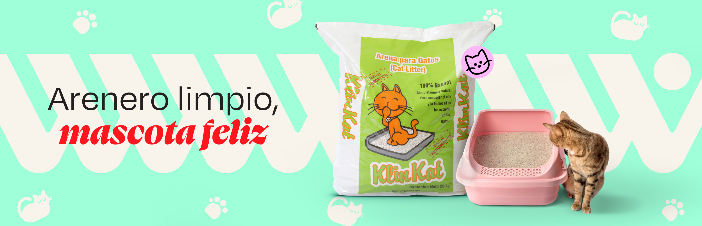ARENA PARA GATO KLINKAT X 20 K