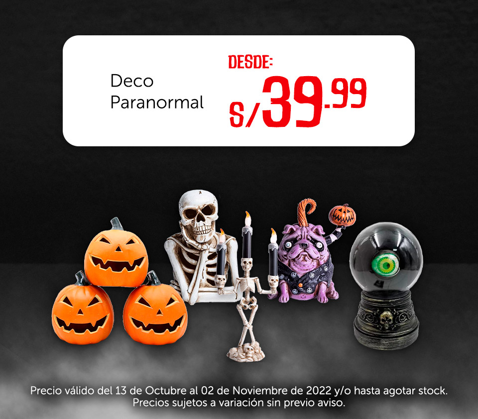 deco Paranormal desde 39.99