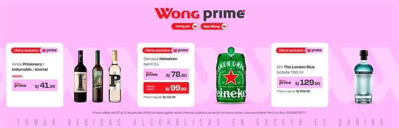 Desde S/41.99 en vinos Prisionero / Indomable / Animal