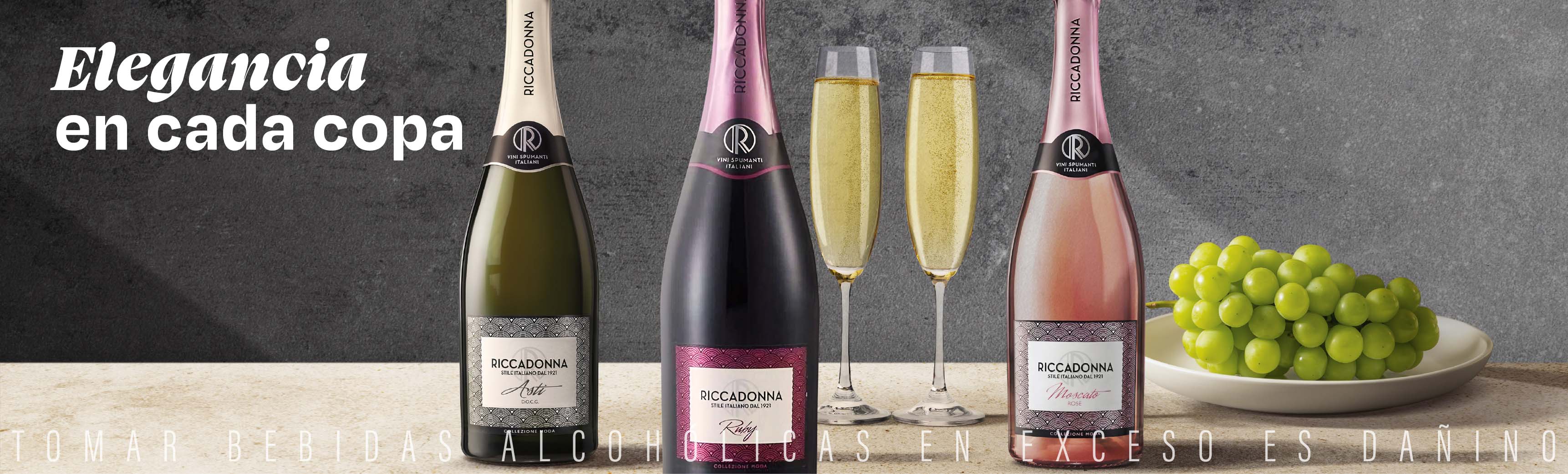 Espumante riccadonna bot. x 750 ml  *no incluye riccadonna prosecco rosé
