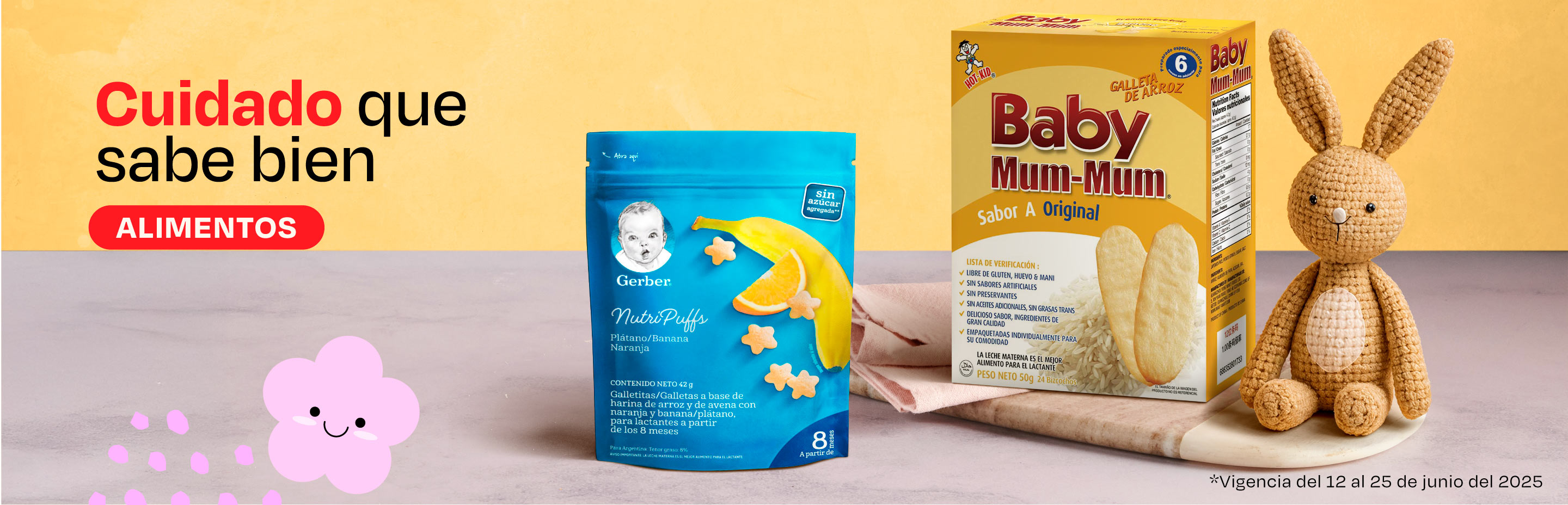 Lo mejor en ALIMENTOS + Colocar las dos promos