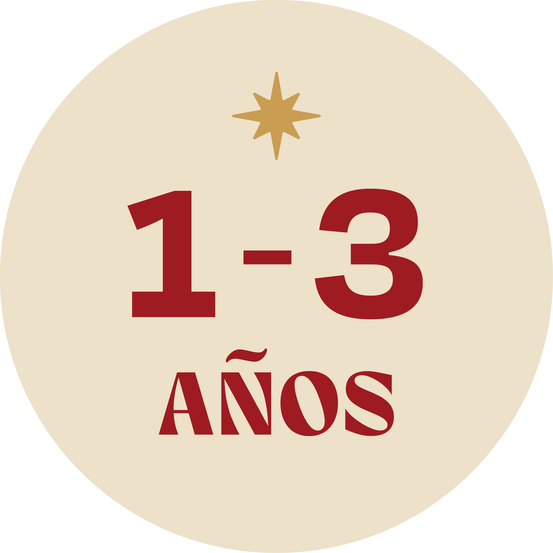 1 - 3 años