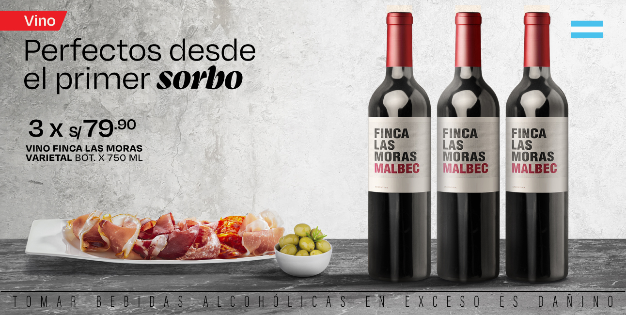 3 x 79.9VINO FINCA LAS MORAS VARIETAL BOT 750ML