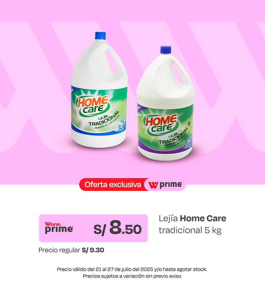 Lejía Home Care Tradicional 5kg